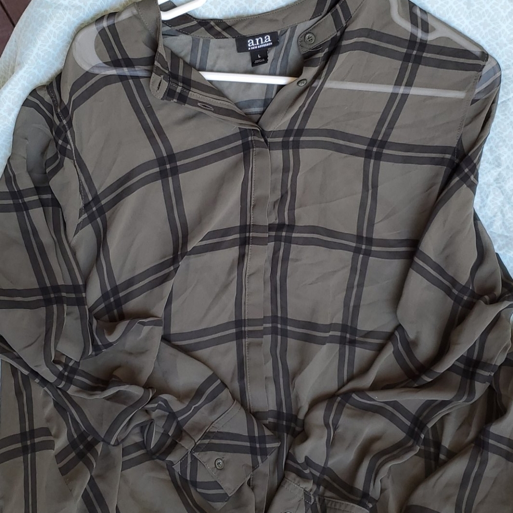 See Thru Long Blouse